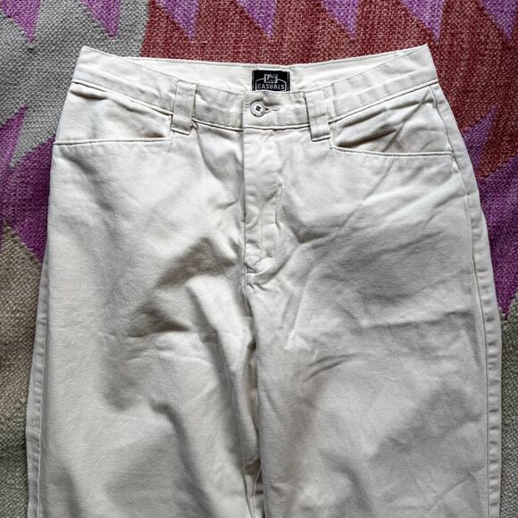 VTG Lee Casual Khaki Pants Chinos Women's Size 10 Long High Rise - Picture 3 of 7